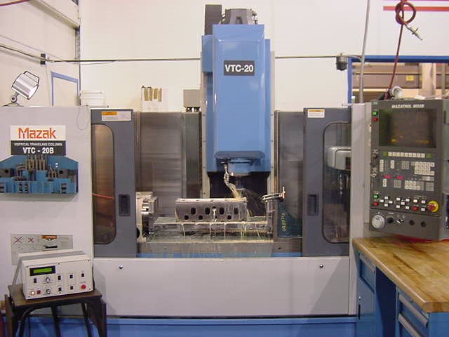 Vertical 4 axis machine center