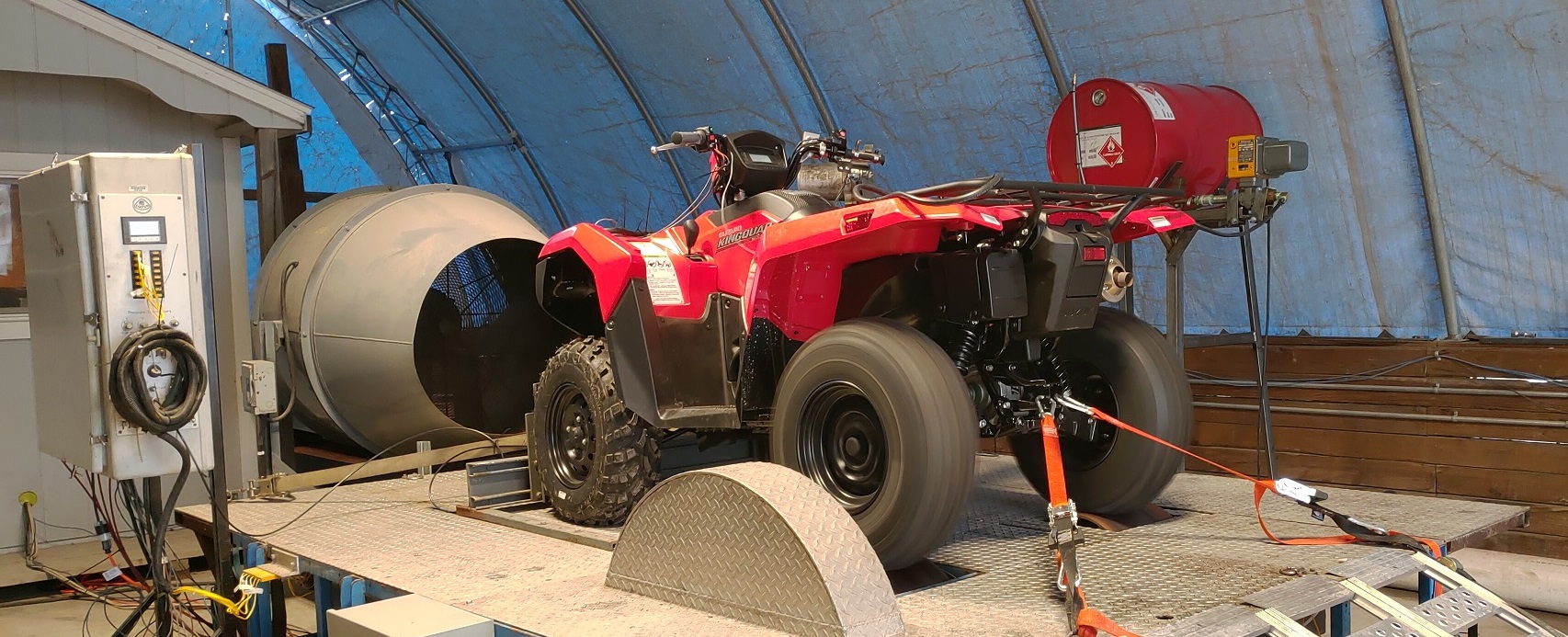 mileage testing quad atv